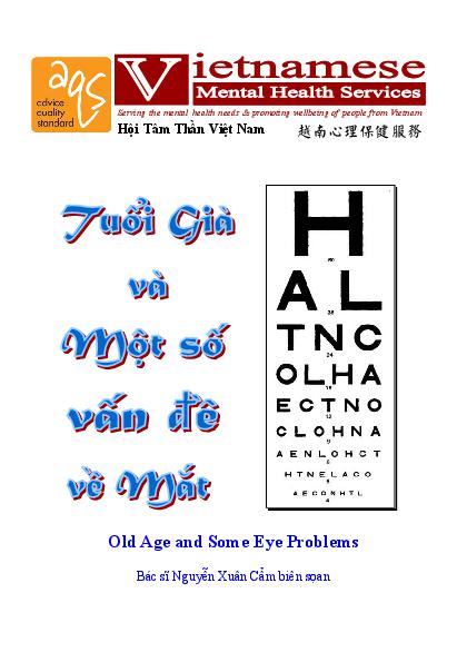 Old Age Some Eye Problems Vn